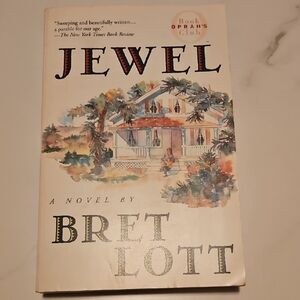 Jewel by Bret Lott - Paperback Novel (Cream Cover with Watercolor Illustration)